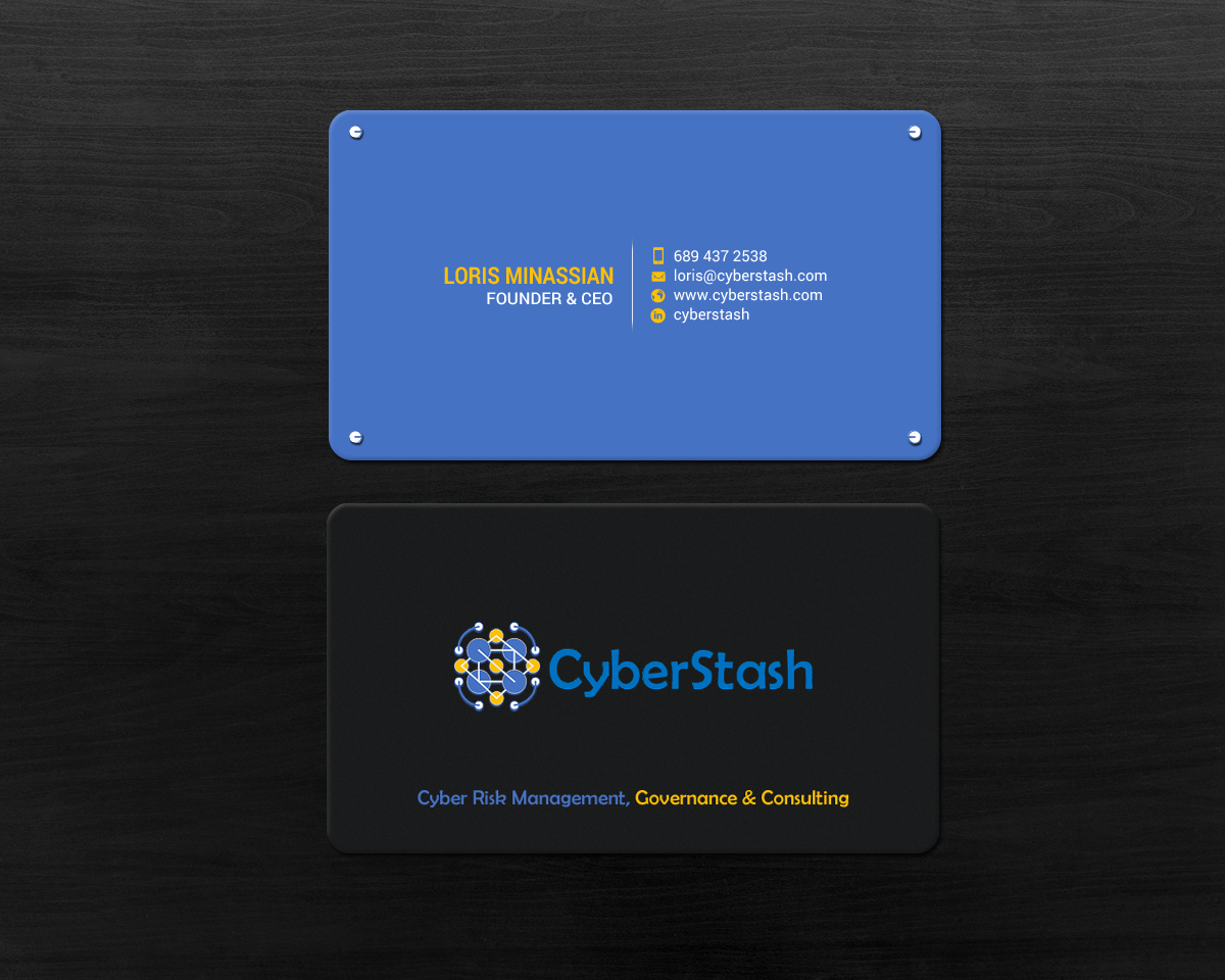 Business Card Design by chandrayaan.creative for CyberStash | Design #18827122