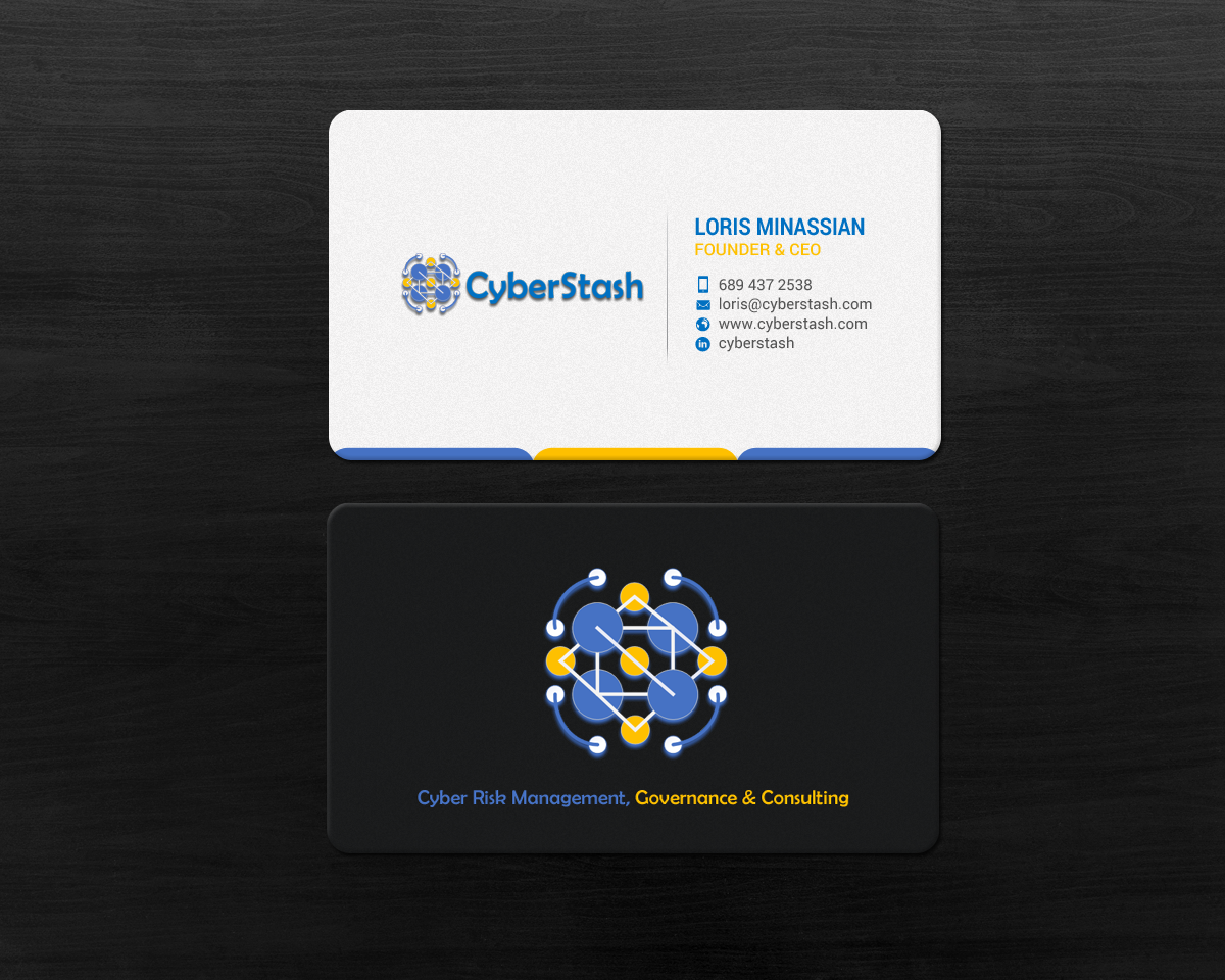 Business Card Design by chandrayaan.creative for CyberStash | Design #18827123