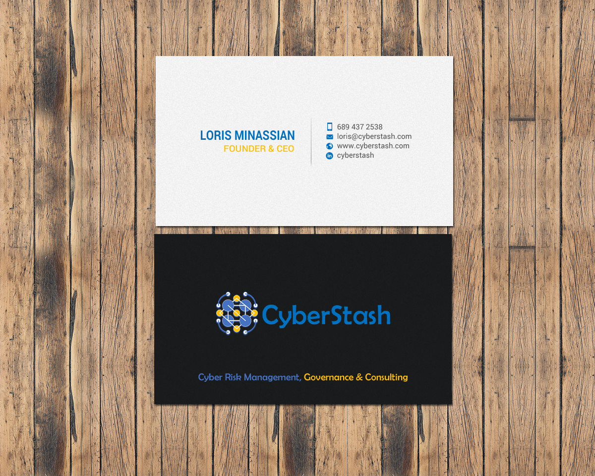 Business Card Design by chandrayaan.creative for CyberStash | Design #18827126