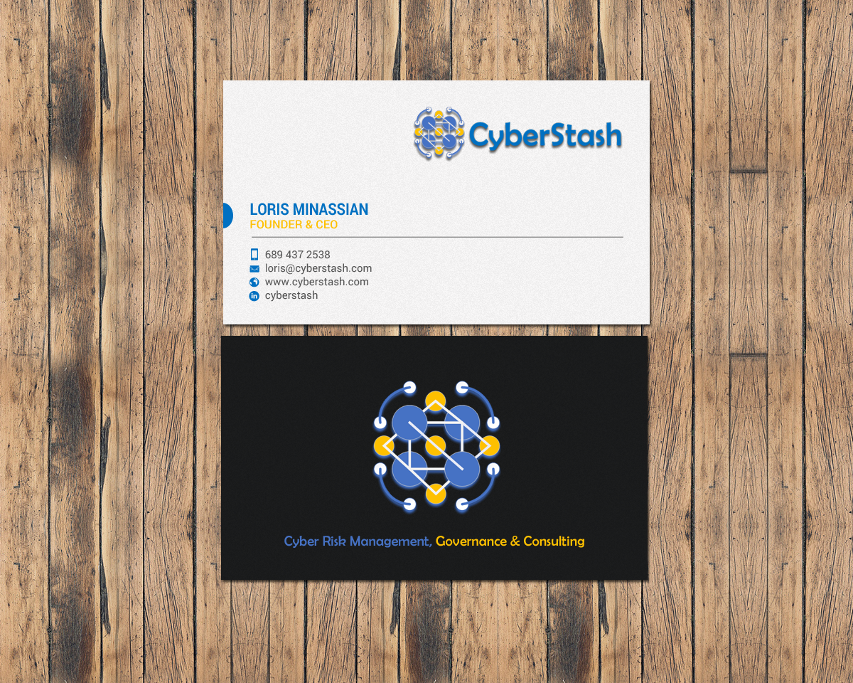 Visitenkarten-Design von chandrayaan.creative für CyberStash | Design #18827127
