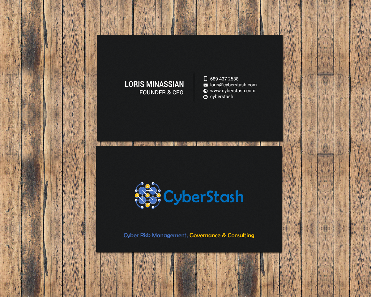 Diseño de Tarjeta de Presentación por chandrayaan.creative para CyberStash | Diseño #18827128