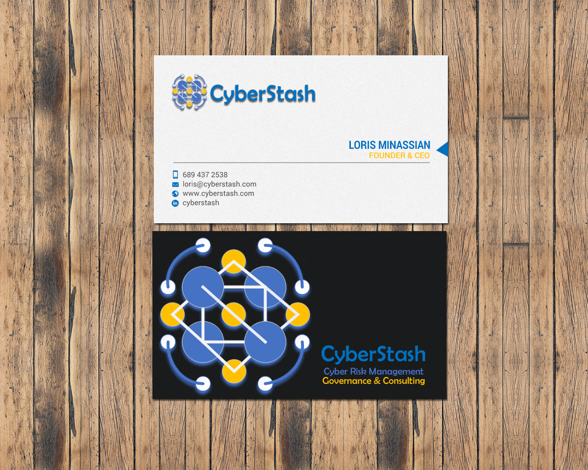 Diseño de Tarjeta de Presentación por chandrayaan.creative para CyberStash | Diseño #18827129
