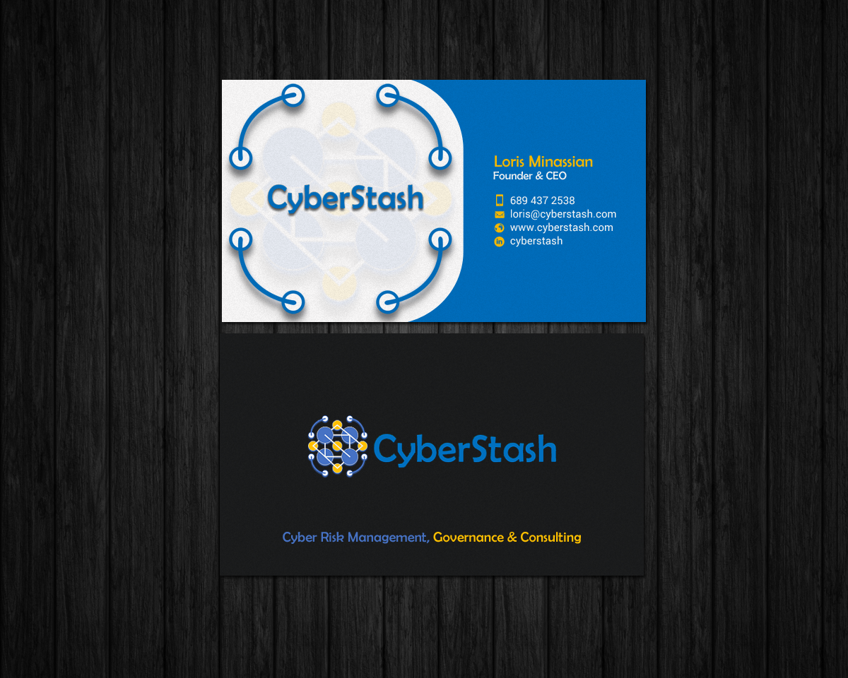 Business Card Design by chandrayaan.creative for CyberStash | Design #18827345