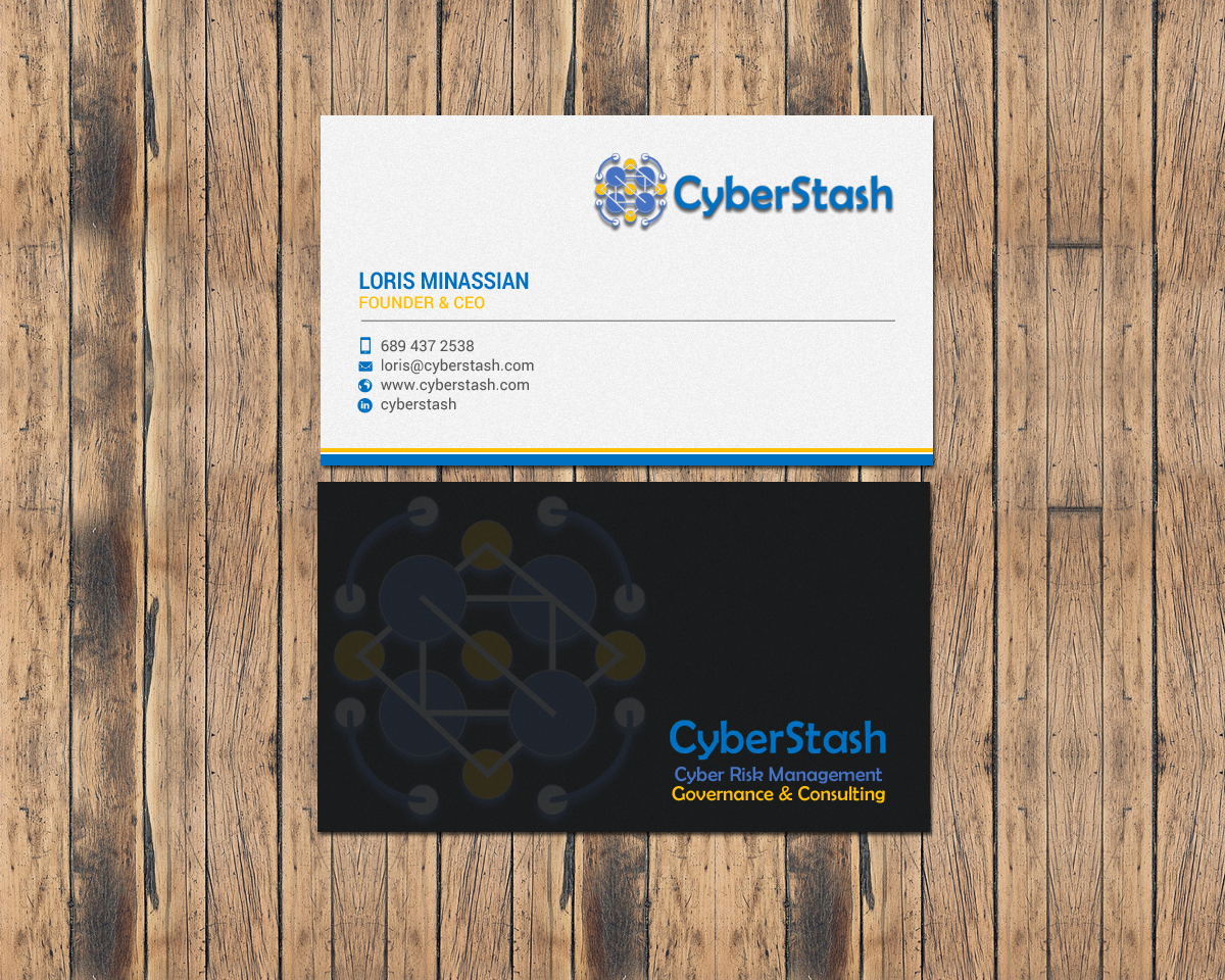 Visitenkarten-Design von chandrayaan.creative für CyberStash | Design #18827347