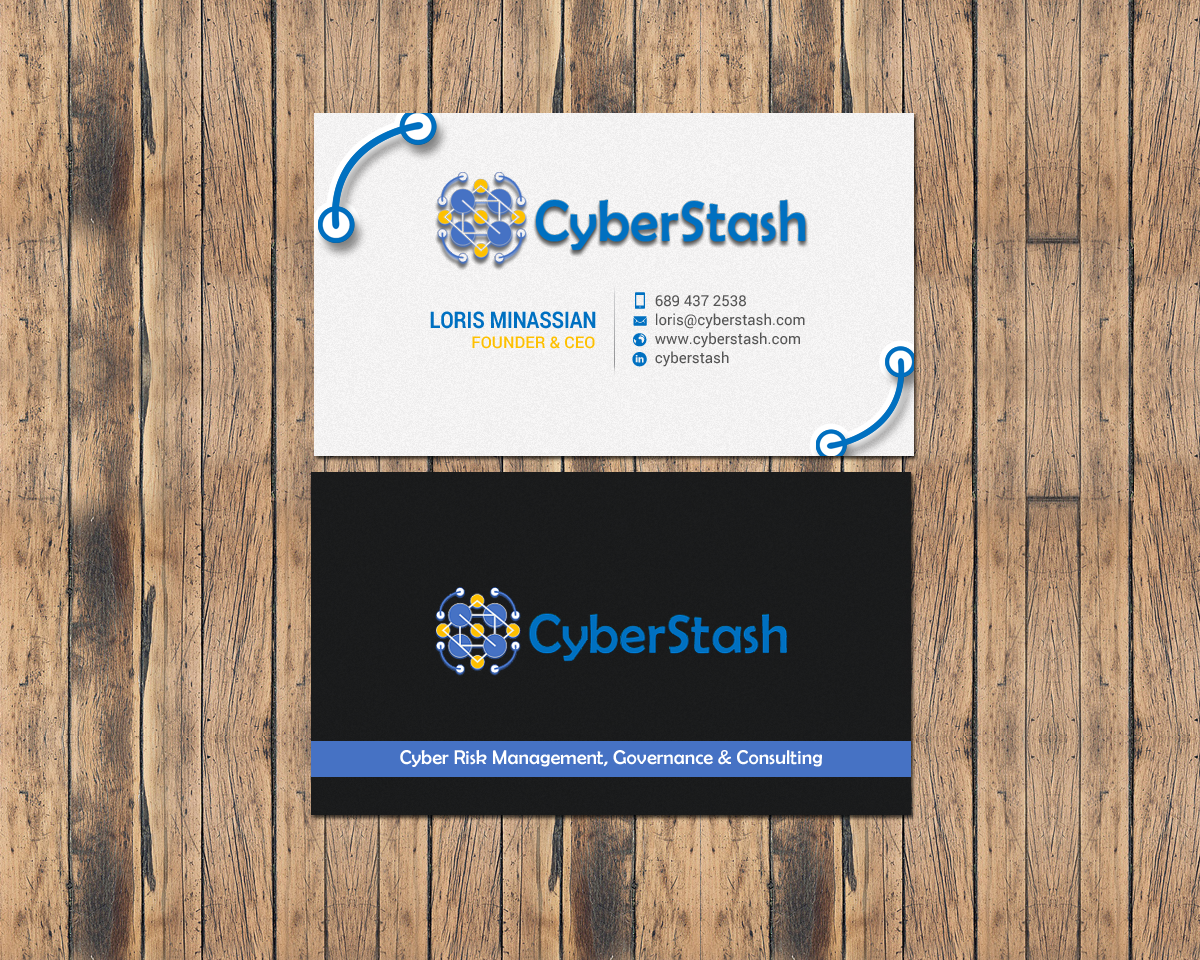 Visitenkarten-Design von chandrayaan.creative für CyberStash | Design #18827355