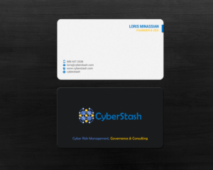 Business Card Design by chandrayaan.creative for CyberStash | Design: #18827356
