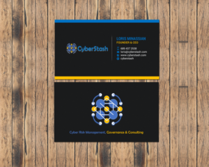 Business Card Design by chandrayaan.creative for CyberStash | Design: #18827357