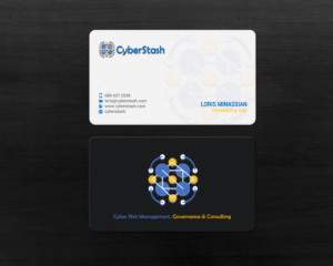 CyberStash - see attached example of logo | Visitenkarten-Design von chandrayaan.creative