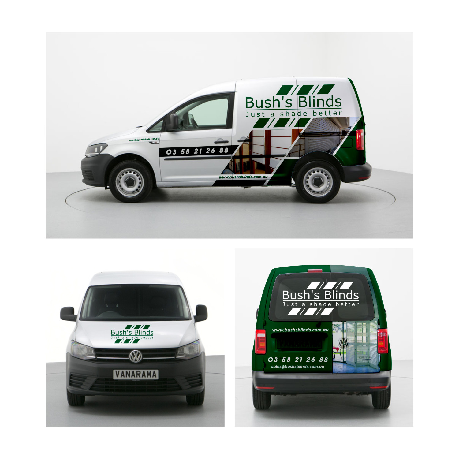 Design de Covering de Véhicule par DG+ pour Bush's Blinds | Design #18812944