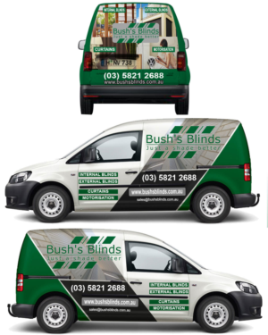 Car Wrap-Design von The Faisal für Bush's Blinds | Design: #18872415