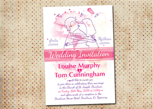 Personalised Wedding Invitation | Invitation Design by Irina Makedonska