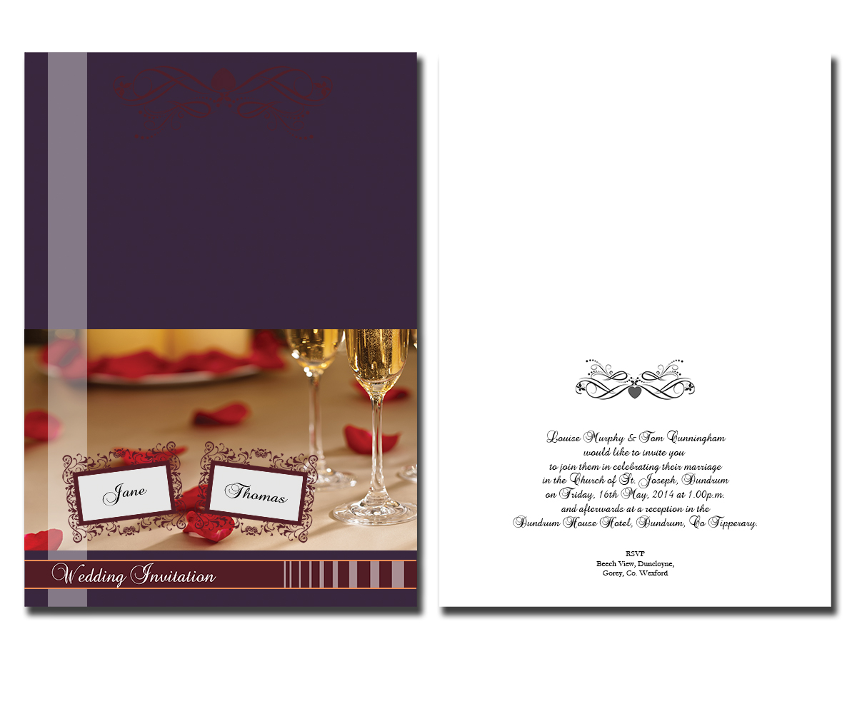 Invitation Design by AizerDS for this project | Design #2849671