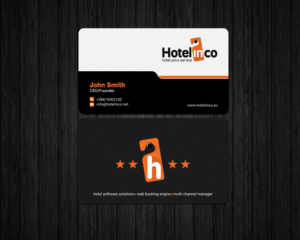 Brand Business Card for Hotel Cloud Management System | Diseño de Tarjeta de Presentación por chandrayaan.creative