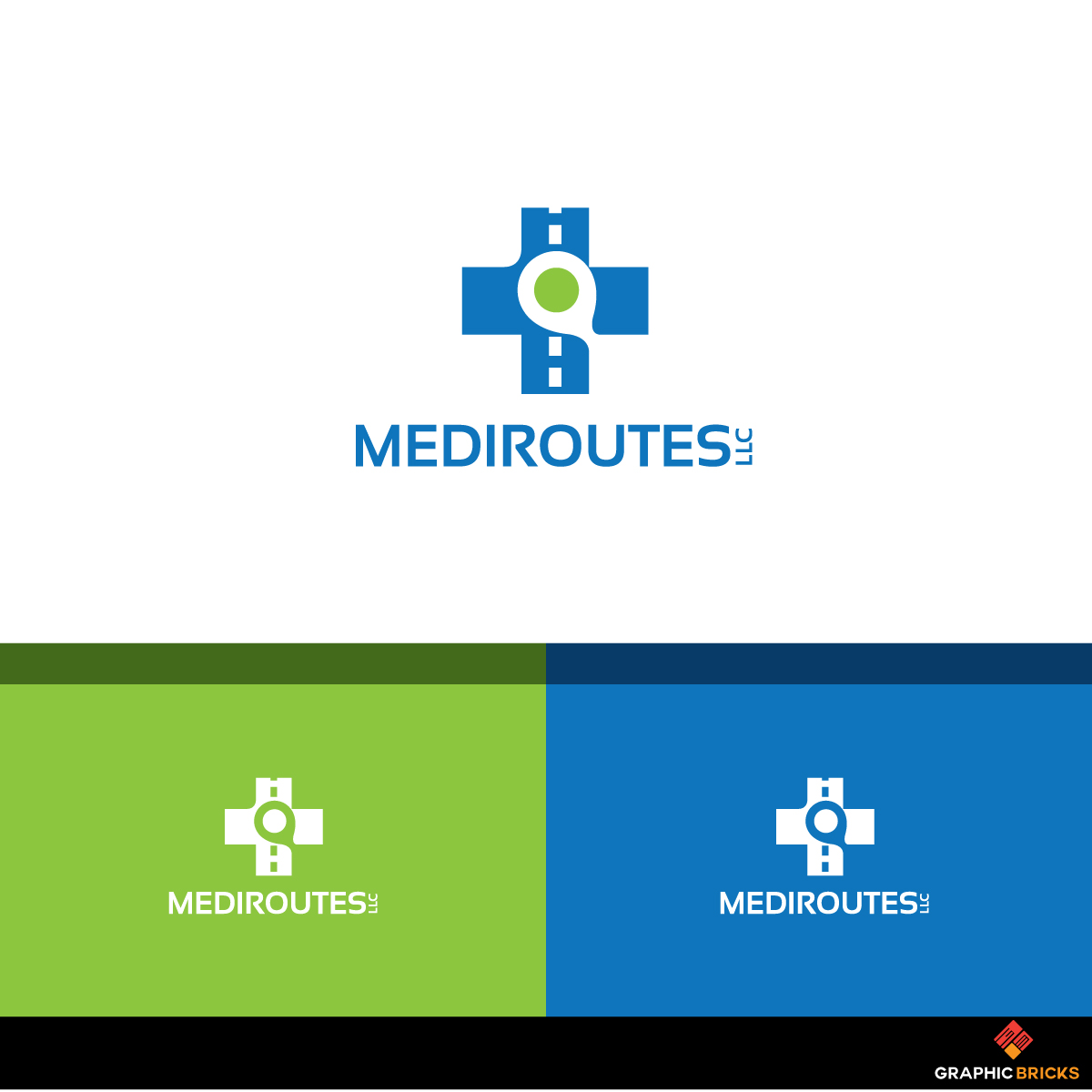 Logo Design by Graphic Bricks for MEDIROUTES LLC | Design #18817596