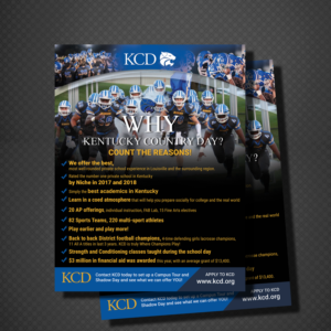 Diseño de Flyer por uk para Kentucky Country Day | Diseño: #18815024