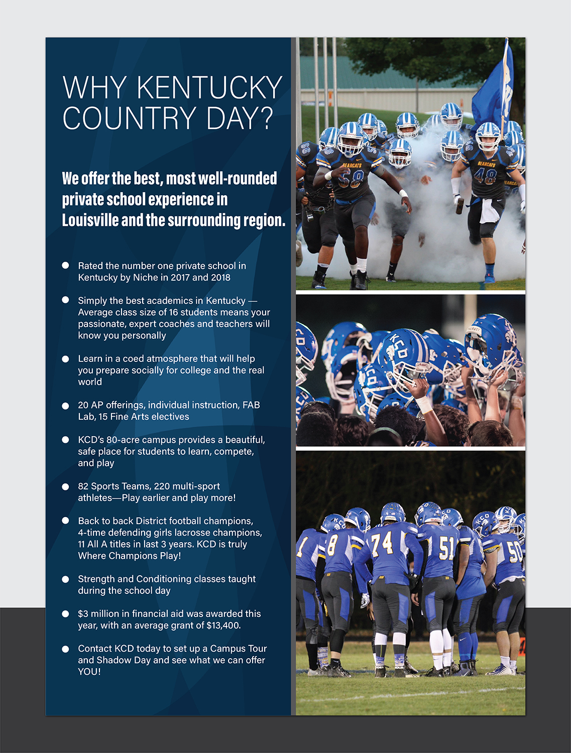 Flyer Design by Deziners Zone for Kentucky Country Day | Design #18816290