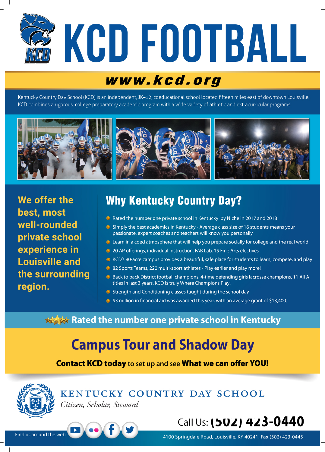 Flyer Design by meet007 for Kentucky Country Day | Design #18815842