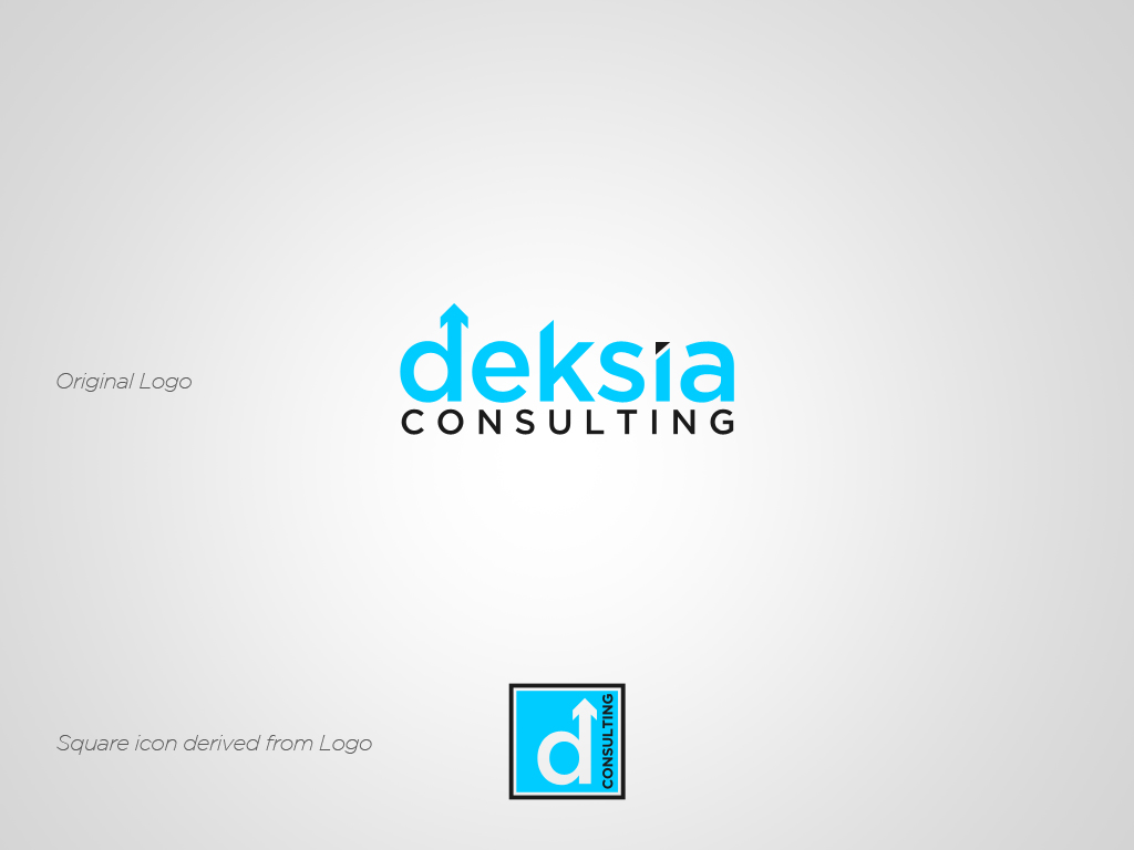 Logo Design by JohnM. for Deksia Consulting. | Design #2833072