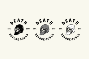 death before goals | Logo Design by Gree™