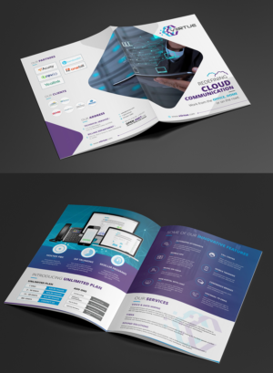 Bifold for voip company | Diseño Gráfico por ecorokerz