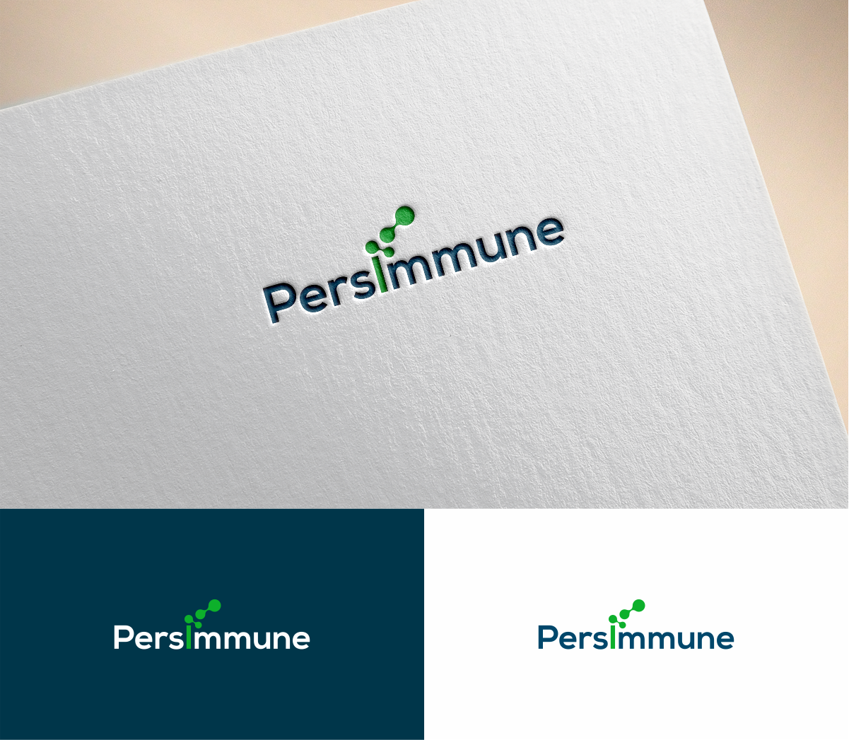 Logo Design by MKR for PersImmune, Inc. | Design #18832001