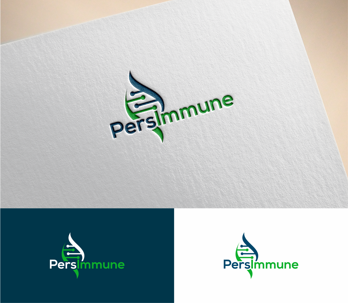 Logo Design by MKR for PersImmune, Inc. | Design #18832002