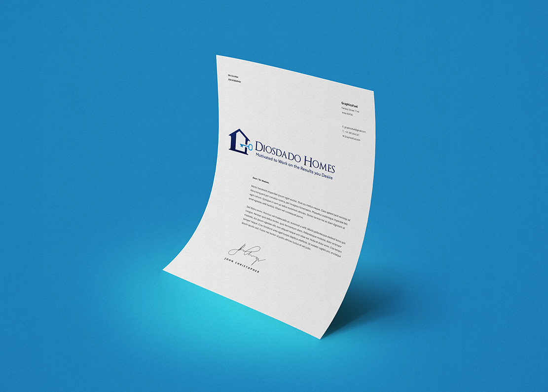 Logo Design by B.Tibéri for Diosdado Homes | Design #18917439