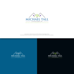 Logo Design by ideaz2050 for Michael Tall Custom Homes, Inc | Design: #18874124