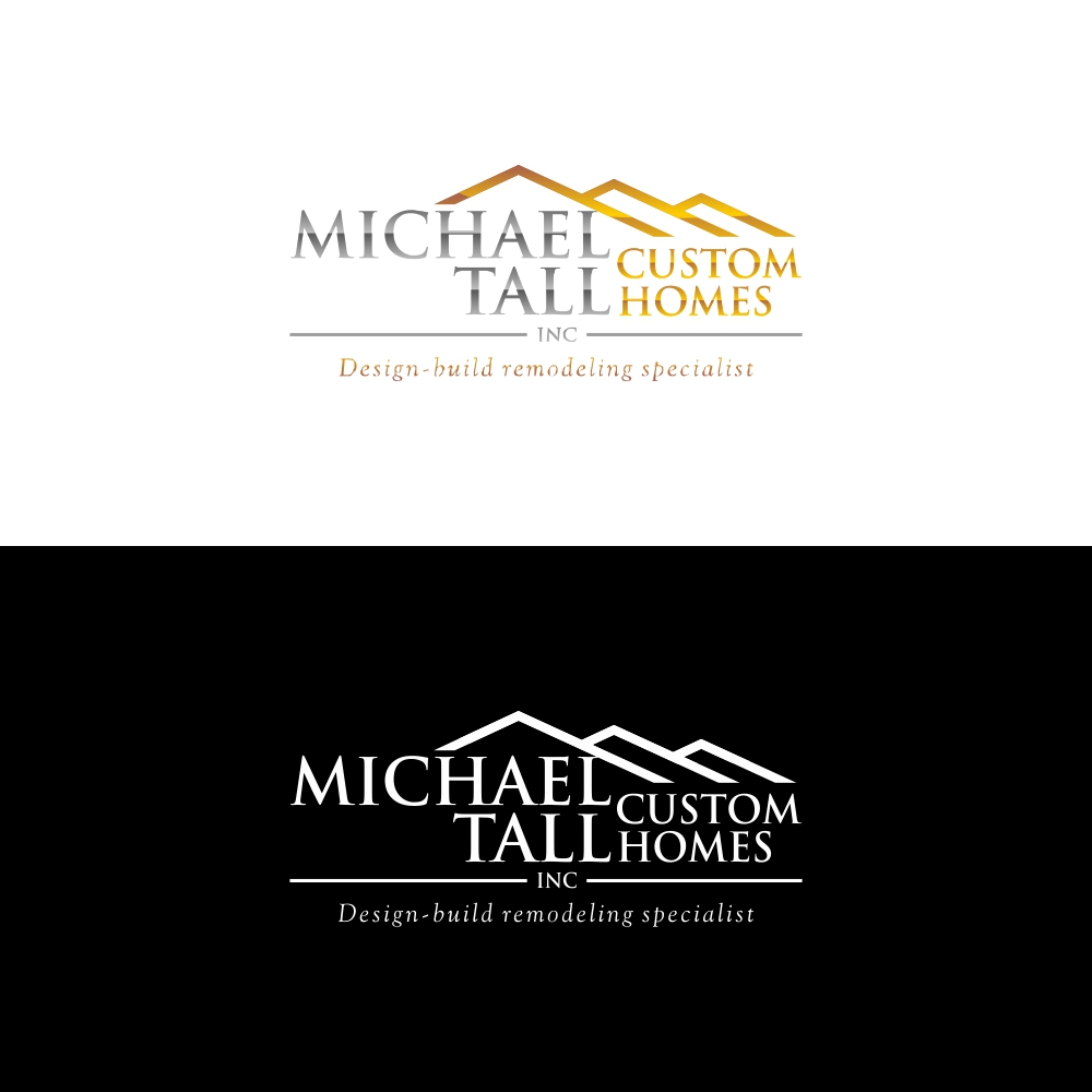 Logo-Design von Basksh Designs für Michael Tall Custom Homes, Inc | Design #18872208
