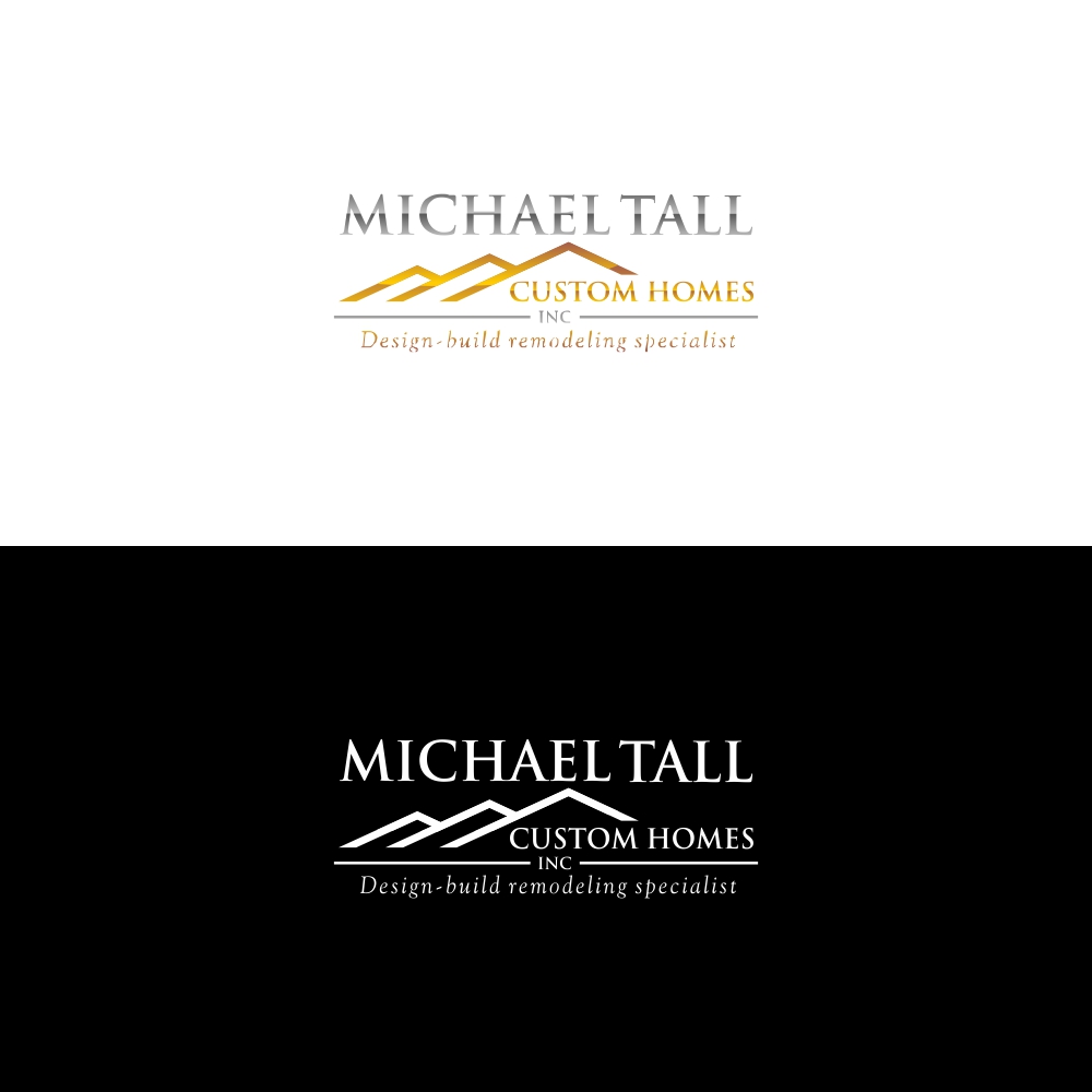 Logo-Design von Basksh Designs für Michael Tall Custom Homes, Inc | Design #18872210