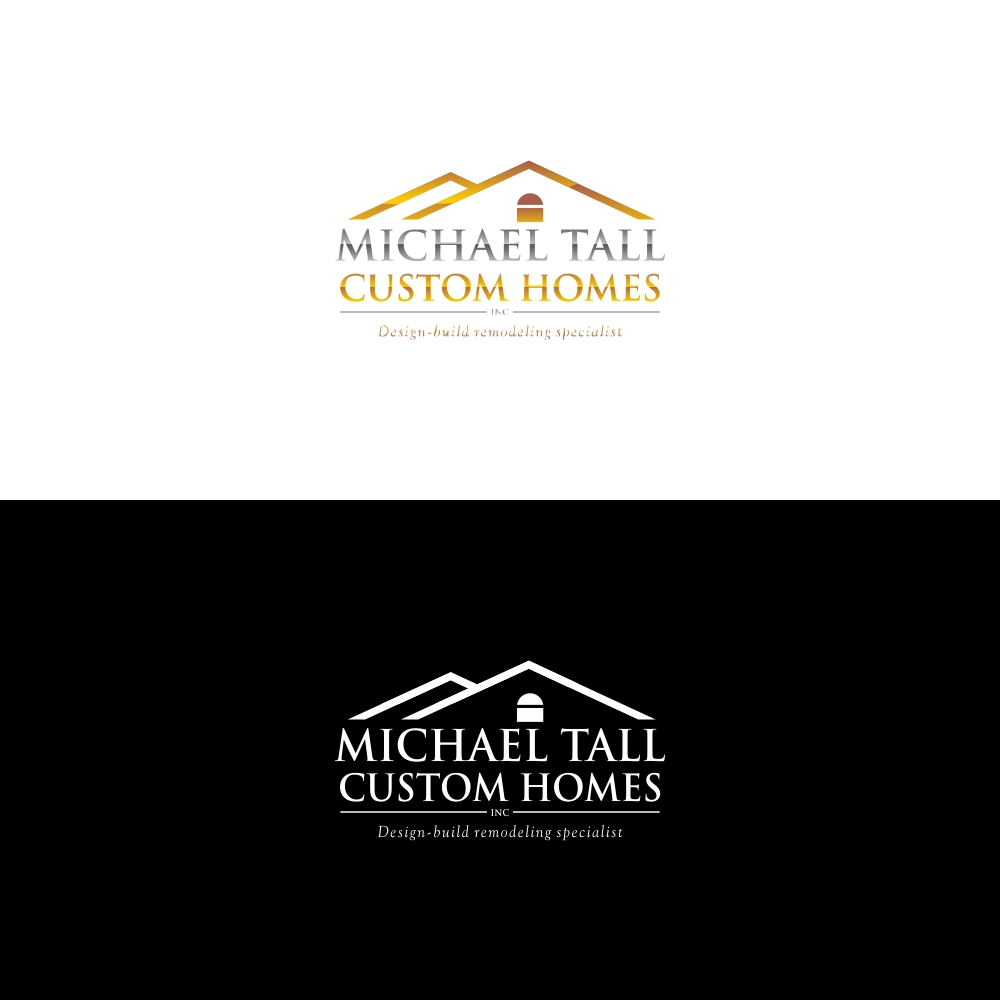 Logo Design by Basksh Designs for Michael Tall Custom Homes, Inc | Design #18905093