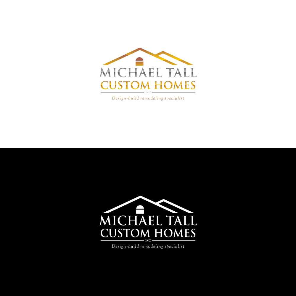 Logo-Design von Basksh Designs für Michael Tall Custom Homes, Inc | Design #18905095