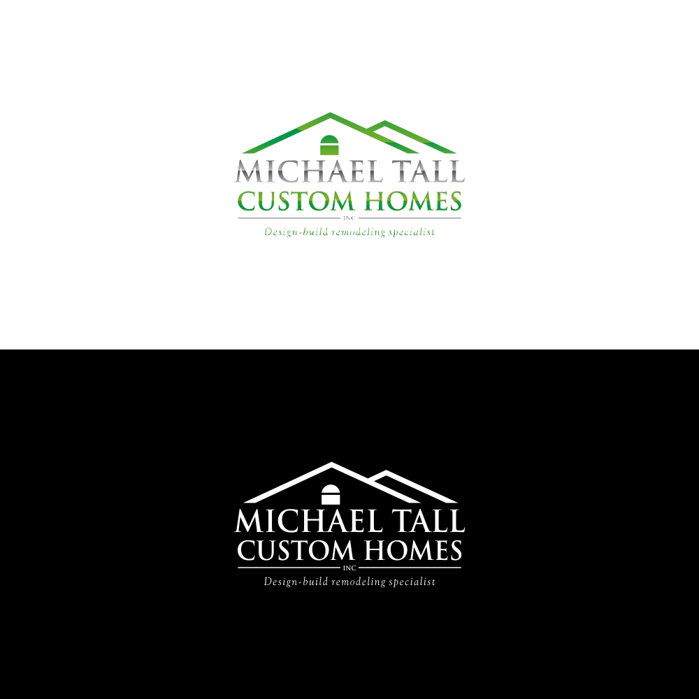 Logo-Design von Basksh Designs für Michael Tall Custom Homes, Inc | Design #18905096