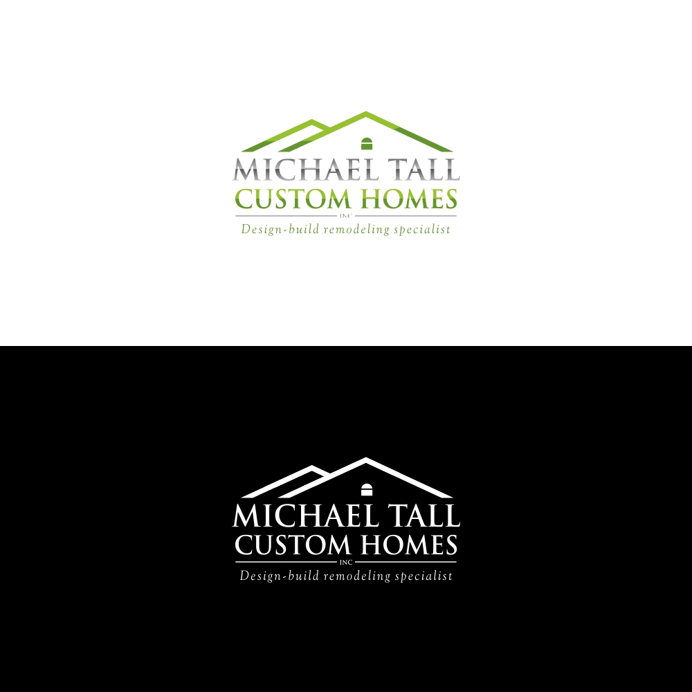 Logo-Design von Basksh Designs für Michael Tall Custom Homes, Inc | Design #18913514