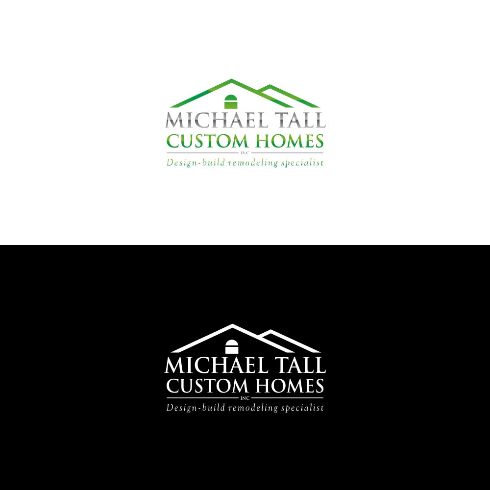 Logo-Design von Basksh Designs für Michael Tall Custom Homes, Inc | Design #18913577
