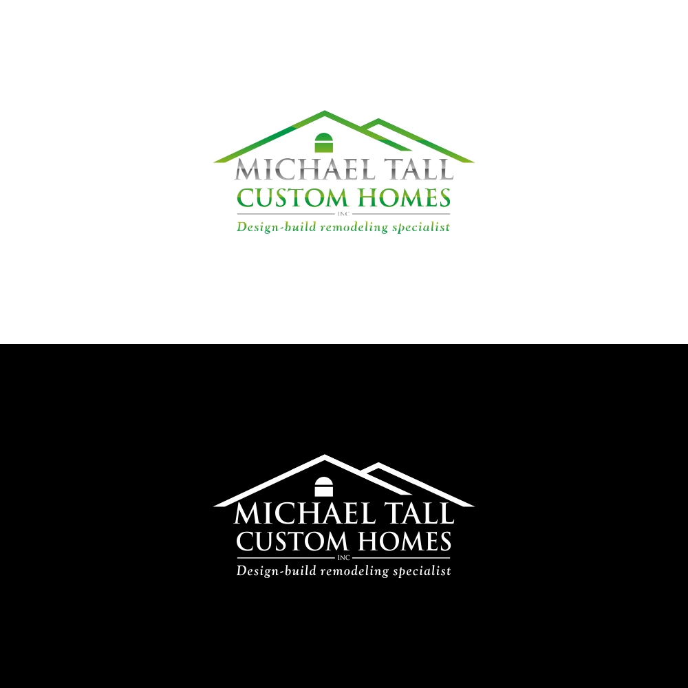 Logo Design by Basksh Designs for Michael Tall Custom Homes, Inc | Design #18913578