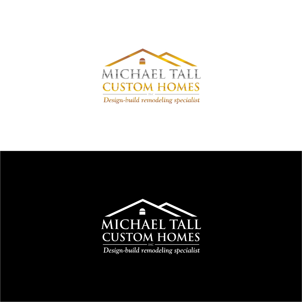 Logo-Design von Basksh Designs für Michael Tall Custom Homes, Inc | Design #18921758