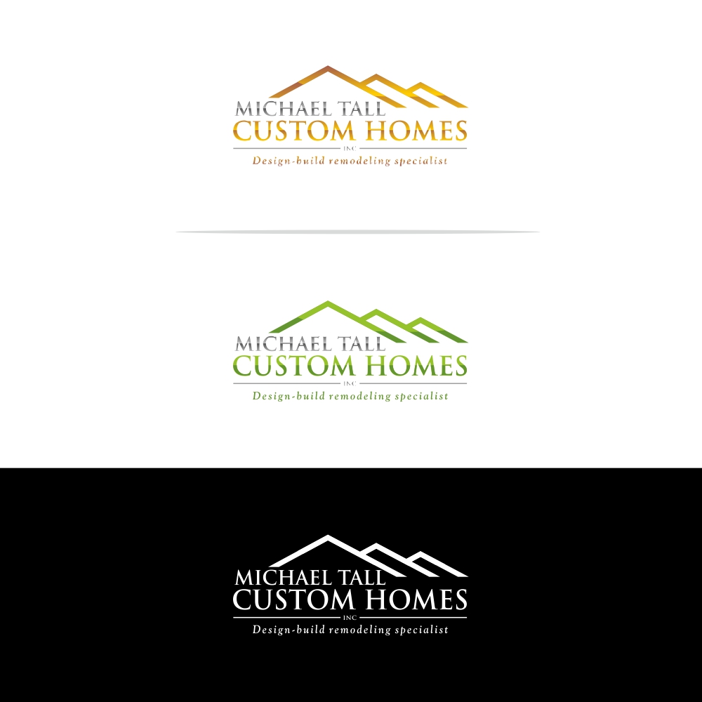 Logo-Design von Basksh Designs für Michael Tall Custom Homes, Inc | Design #18929969