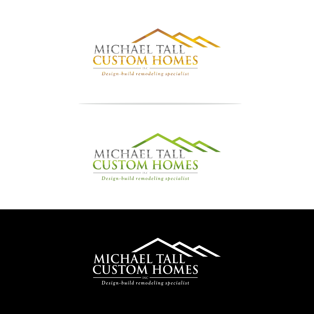 Logo-Design von Basksh Designs für Michael Tall Custom Homes, Inc | Design #18932748