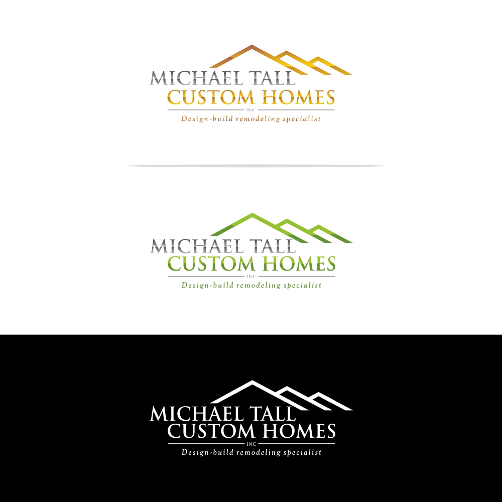 Logo-Design von Basksh Designs für Michael Tall Custom Homes, Inc | Design #18932749