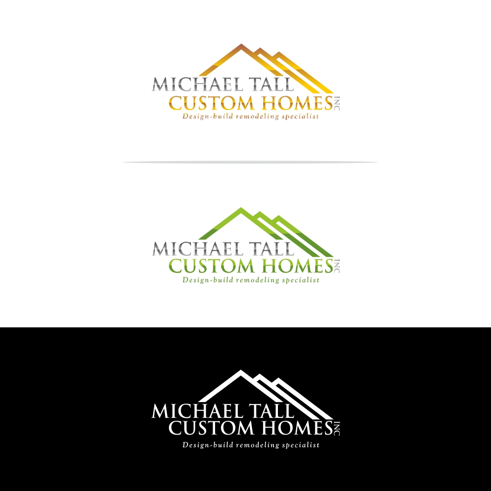 Logo-Design von Basksh Designs für Michael Tall Custom Homes, Inc | Design #18936733