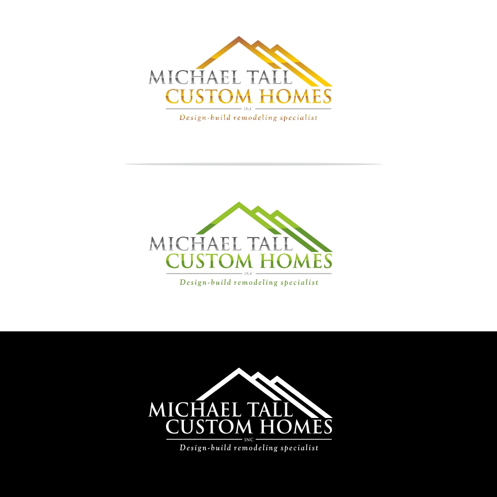 Logo-Design von Basksh Designs für Michael Tall Custom Homes, Inc | Design #18936736