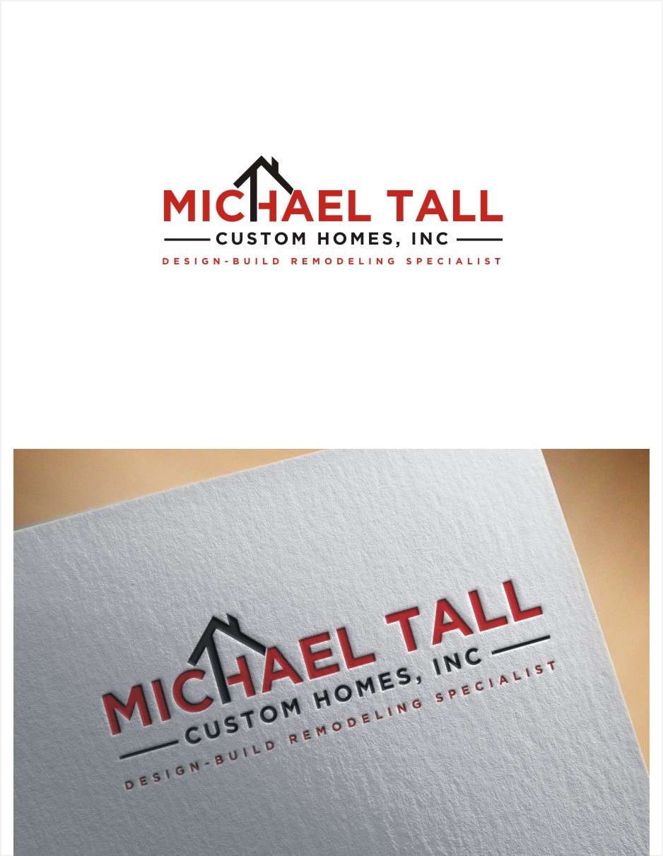 Logo-Design von Sushma für Michael Tall Custom Homes, Inc | Design #18856390