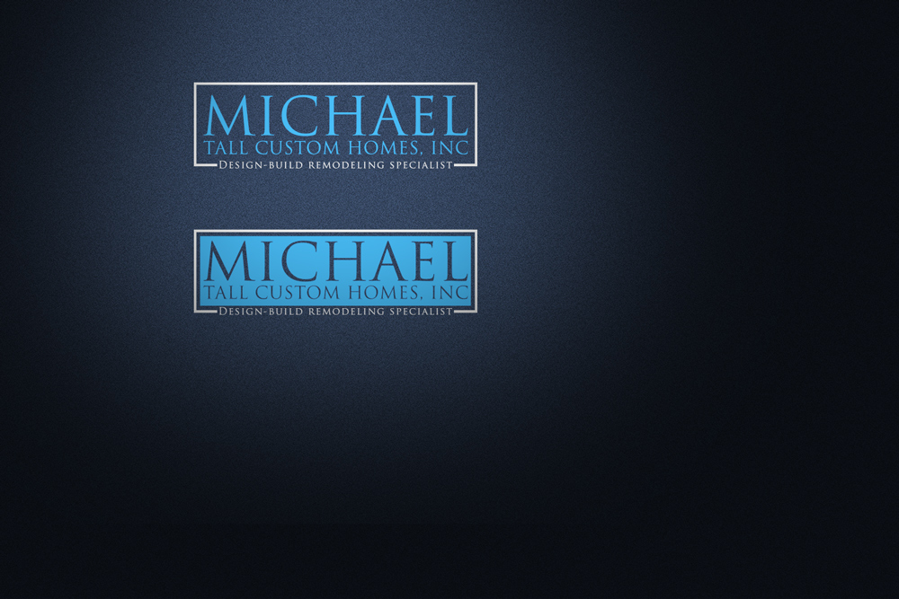 Logo Design by Himel khan 2 for Michael Tall Custom Homes, Inc | Design #18913301