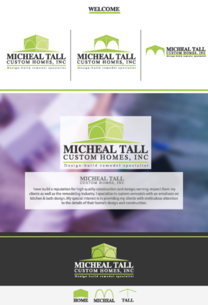 Logo-Design von bassemsamir für Michael Tall Custom Homes, Inc | Design: #18888655