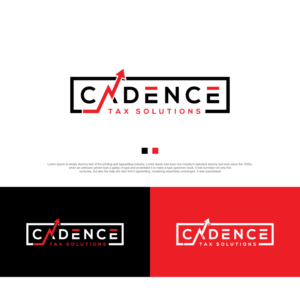 Most of the logo should display the name “cadence” with the words “tax solutions” in a much smaller font below or next to.   The font should be sans serif.  | Logo Design by sushsharma99