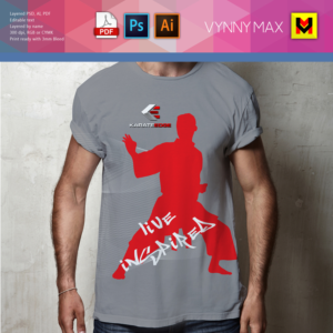 Design de T-shirt par VynnyMax pour Karate Edge LLC | Design : #18903350