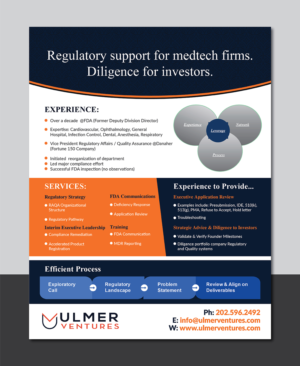 Flyer Design by Deziners Zone for Ulmer Ventures LLC | Design: #18923304