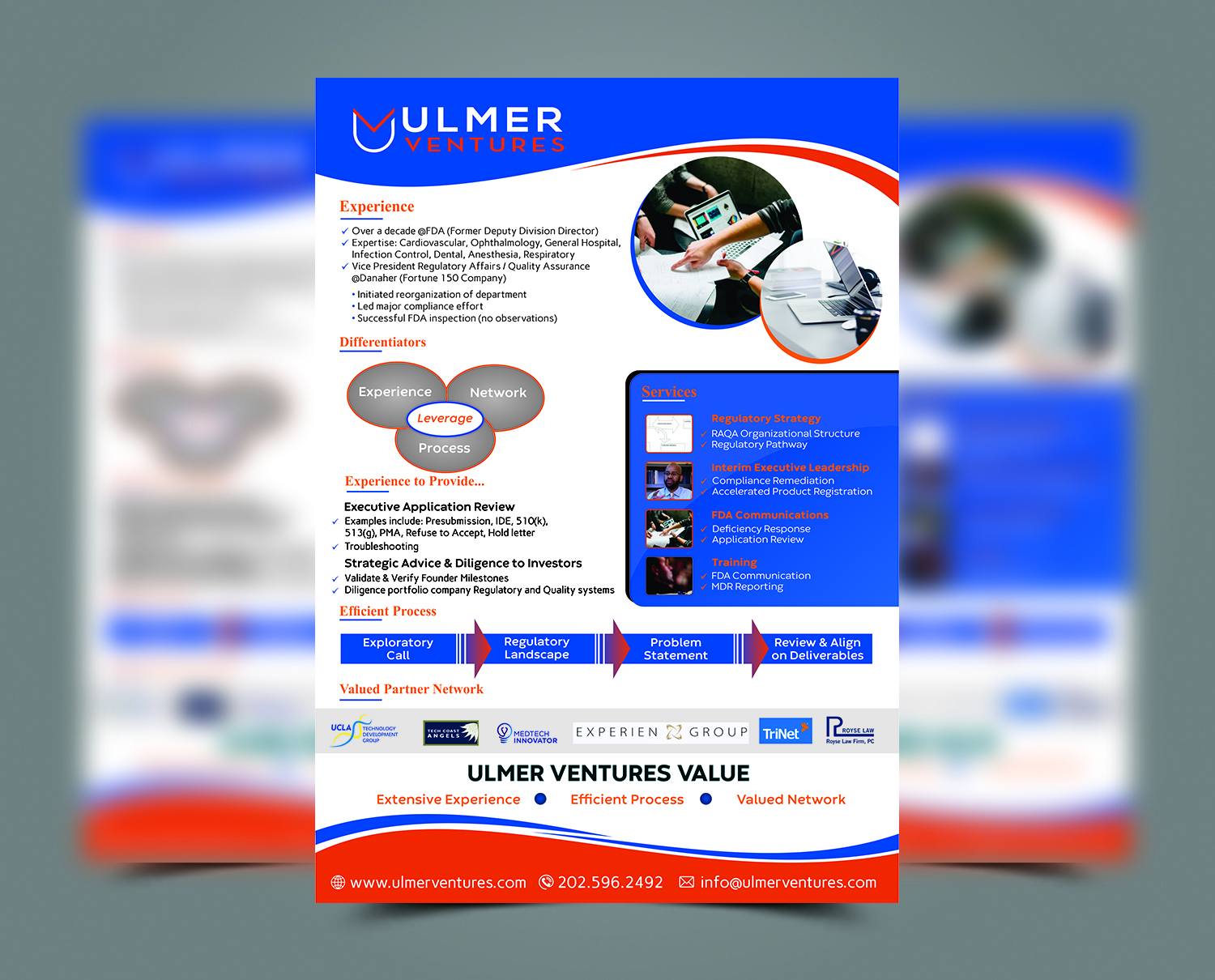 Upmarket, Bold, Medical Equipment Flyer Design for Ulmer Ventures LLC ...