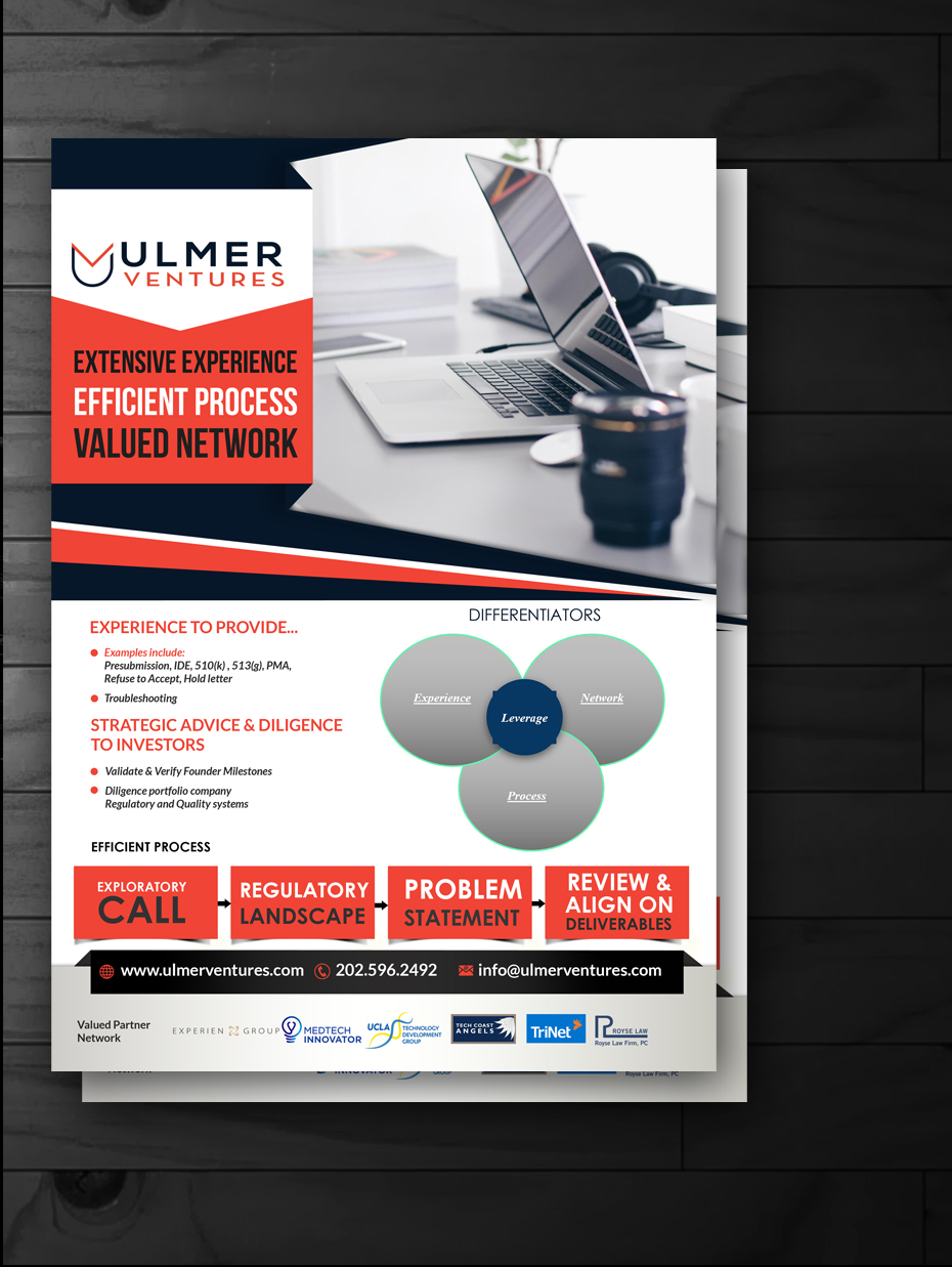 Flyer Design by innovative earth for Ulmer Ventures LLC | Design #18839253